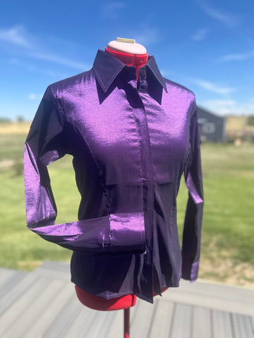 Taffeta Show Shirt - Grape