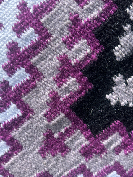 “Turn Back” - Black base  w/Grape & Purple tones