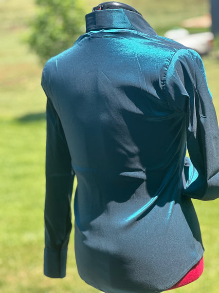 Taffeta Show Shirt - Shiney Ocean Blue (#13)