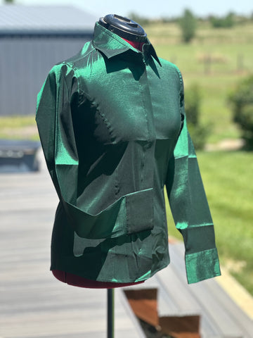 Taffeta Show Shirt - Grass Green