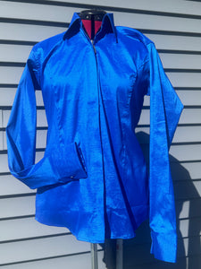 Taffeta Show Shirt - Royal Blue