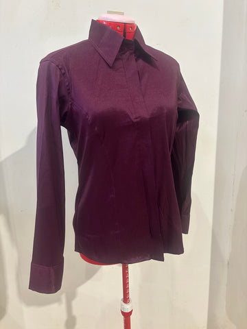 Taffeta Show Shirt - Wine (#53)